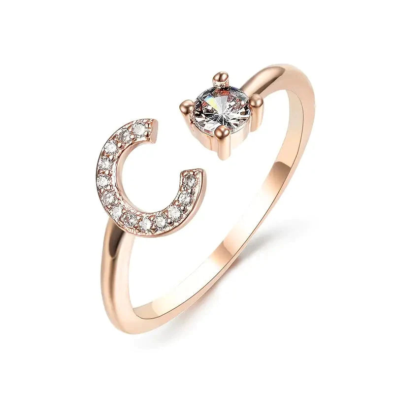 Bella Encore ™️- Personalized Initial Ring